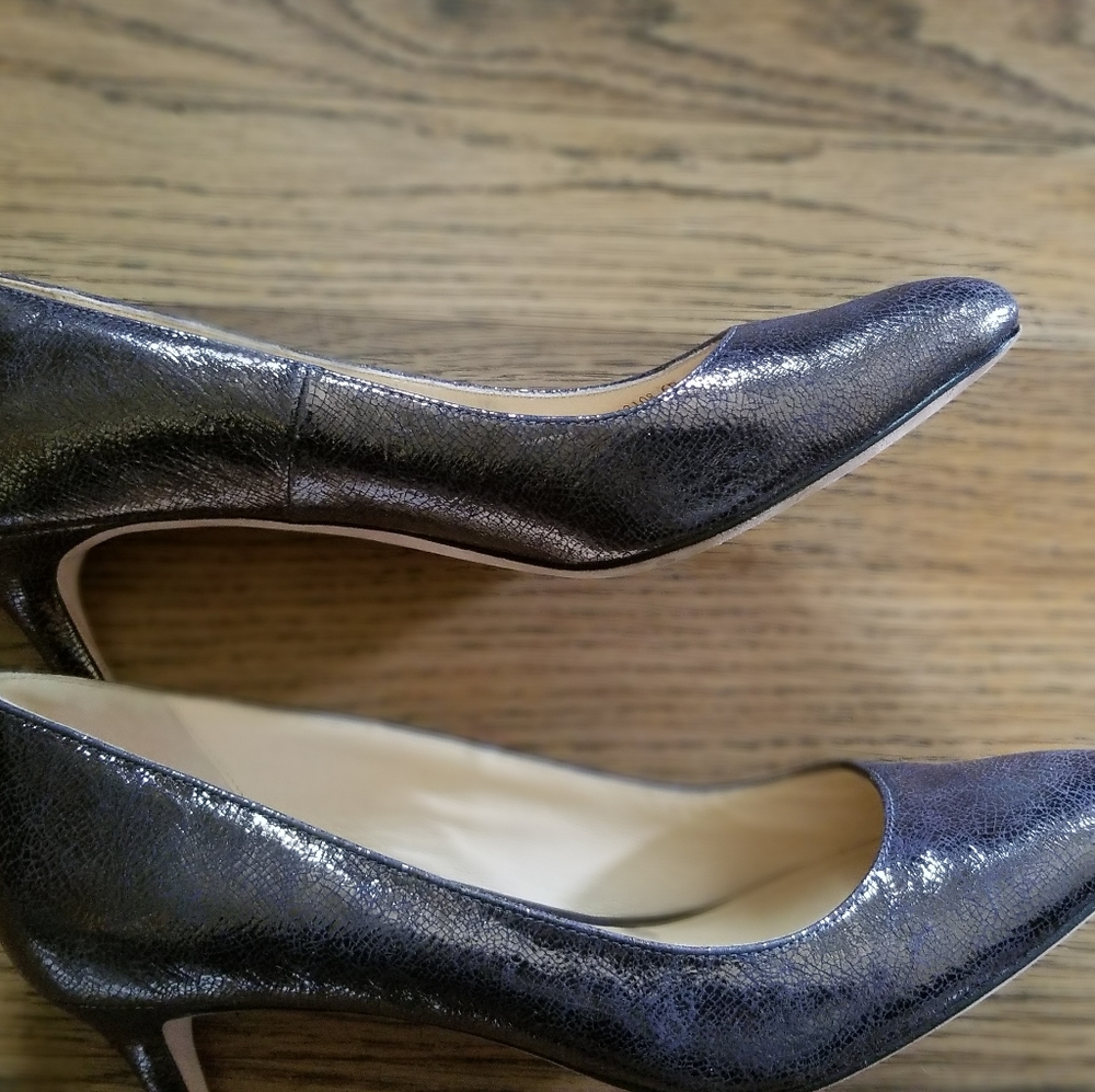 Metallic Cole Haan Pumps
